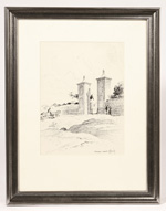 VERNON HOWE BAILEY (NEW YORK/NEW JERSEY) DRAWING