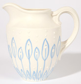 PARIAN CREAMER DECORATED BY HENRY MEAKIN 