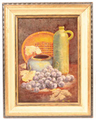 SIGNED 20TH CENTURY STILL LIFE OIL PAINTING ON PANEL