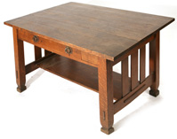 STICKLEY BROTHERS LIBRARY TABLE