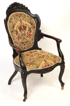 Belter Shield Back Arm Chair