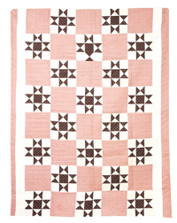 Early Pieced Ohio Star   Quilt 