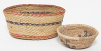 Two Miniature Indian Baskets