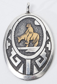 Thomas Singer Navajo Silver Pendant