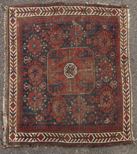 Antique Tribal Oriental Prayer Rug