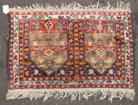 Persian Double Oriental Prayer Rug