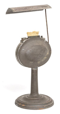 Very Unusual Tin Oil Lamp