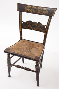 Eagle Decorated Sheraton Chair