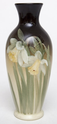 Rookwood Iris Glaze Vase by Laura E. Lindeman