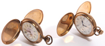 TWO WORCESTER WATCH CO. LADIES'  WATCHES