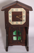 SHOP OF THE CRAFTERS ARTS & CRAFTS CLOCK