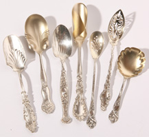 STERLING SILVER ANTIQUE SMALL SERVING PIECES