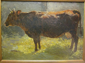 Cow Oil Painting