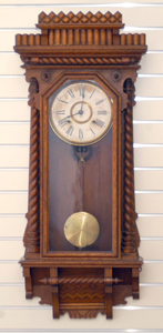 Ansonia "Queen Anne" Hanging Wall Clock