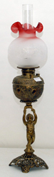 Miller Brass Figural Banquet Lamp