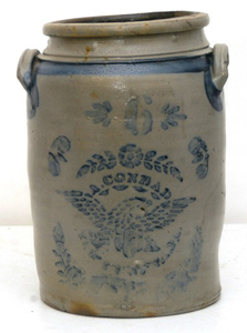 A. Conrad Eagle 6 Gallon Stoneware Jar