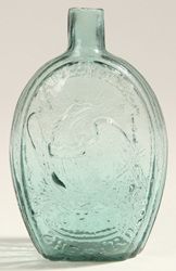Zanesville, Ohio Shepard Eagle/Masonic Flask