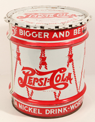 Circa 1940 Pepsi-Cola 10 Gallon Syrup Can