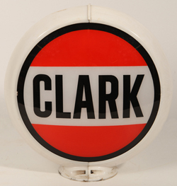 1950's Clark Gasoline Pump Top Globe