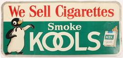 Early 1960's Kool Cigarettes Tin Sign