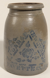 Conrad, New Geneva Stenciled Canning Jar