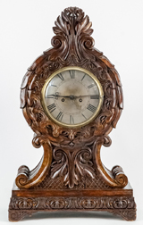 18th Century Carved English Bracket Clock