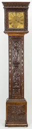 Thomas Stripling Carved Tall Case Clock