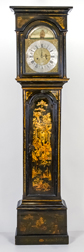 Queen Anne Chinoiserie Tall Case Clock