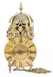 Maupetit a Claye English Bras Lantern Clock