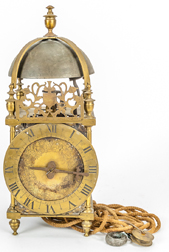 Henry Ireland Brass Lantern Clock