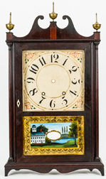 Pillar & Scroll Clock