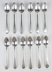 G. Aiken Coin Silver Table Spoons