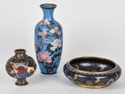 Three Pieces of Early Cloisonne
