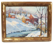 Early 20th Century New Hope School Oil Painting