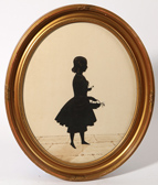 Early Silhouette of A Young Lady