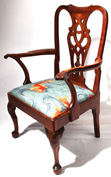 American Cherry Chippendale Armchair