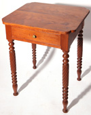 Early Cherry 1 Drawer Rope Leg Stand