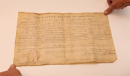 Andrew Jackson Autographed Land Grant