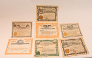 Six Early Stock Certificates