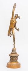 Bronzed Sculpture of Mercury