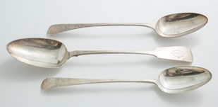 British Sterling Serving Spoons
