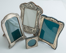 Four Sterling Picture Frames
