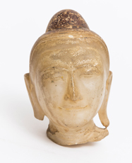 Early Chinese Marble Buddha Head