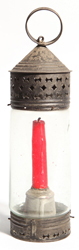Unusual Tin Candle Lantern