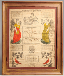 1826 Partially Printed Fraktur