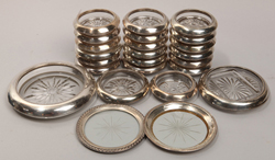 24 Pcs Sterling Coasters