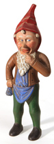 Great Folk Art Carving of A Gnome