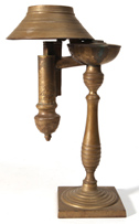 Scarce Brass Oil Lamp