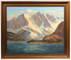 Frederick Carl Smith Oil Painting of Sierra Lake