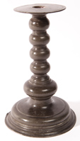 17TH CENTURY PEWTER CANDLESTICK